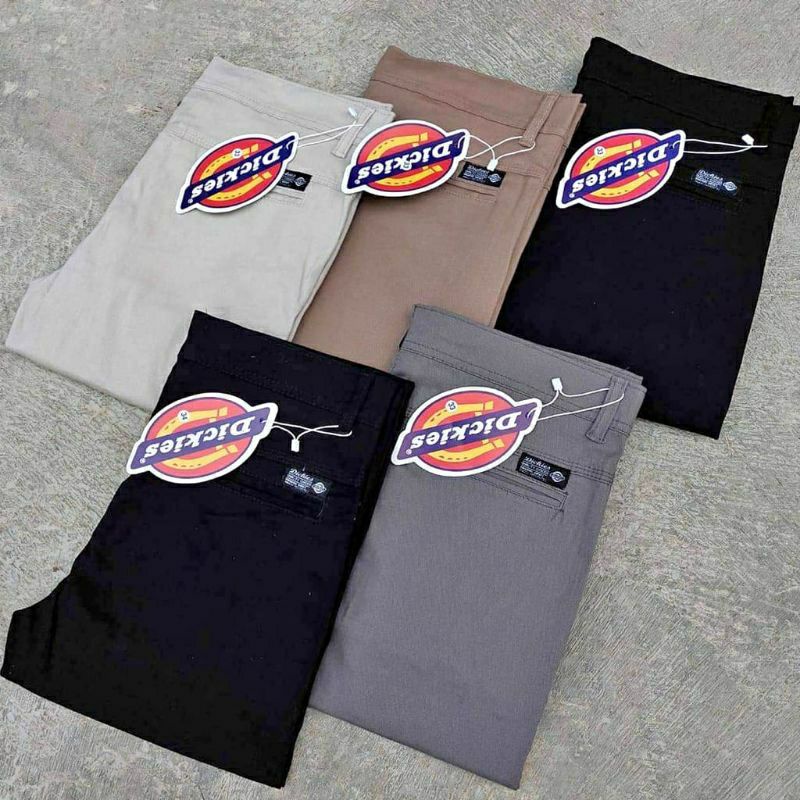 Celana Chinos Panjang Pria Dickies Premium Celana Chino Bahan Twill Stret