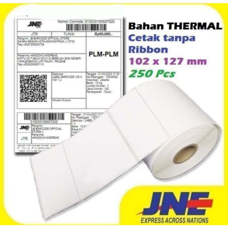 

STICKER LABEL PENGIRIMAN STANDAR JNE, TIKI, POS, WAHANA