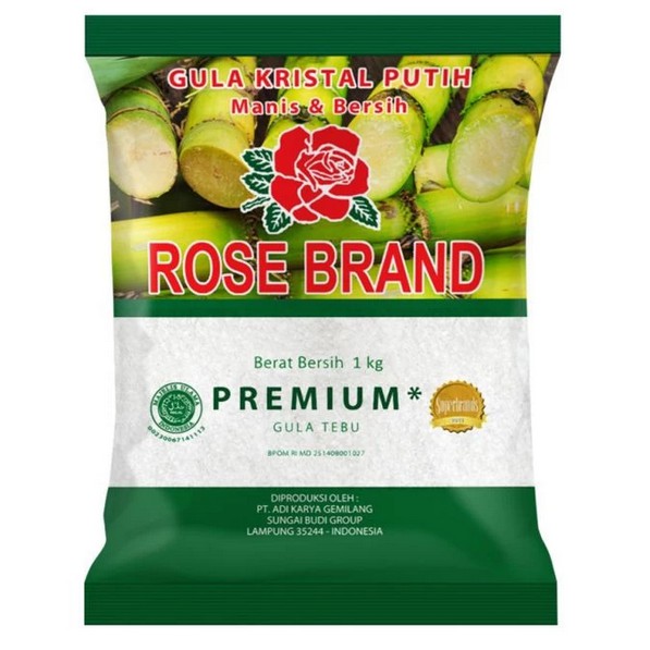 

Gula pasir Rose Brand 1 kg