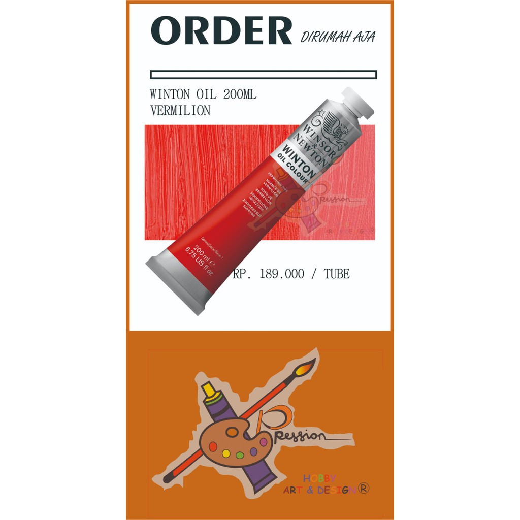 

WINTON OIL 200ML VERMILION