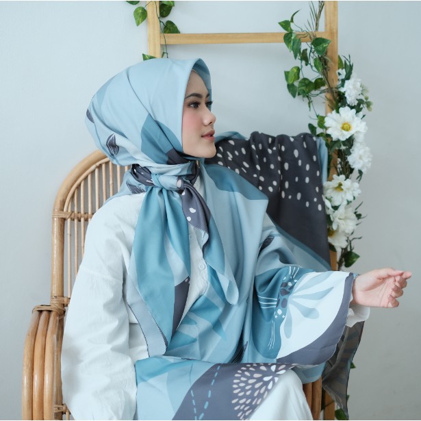 KERUDUNG SEGI EMPAT PRINTING MOTIF JILBAB SEGIEMPAT HIJAB SEGIEMPAT SCARF OANITA