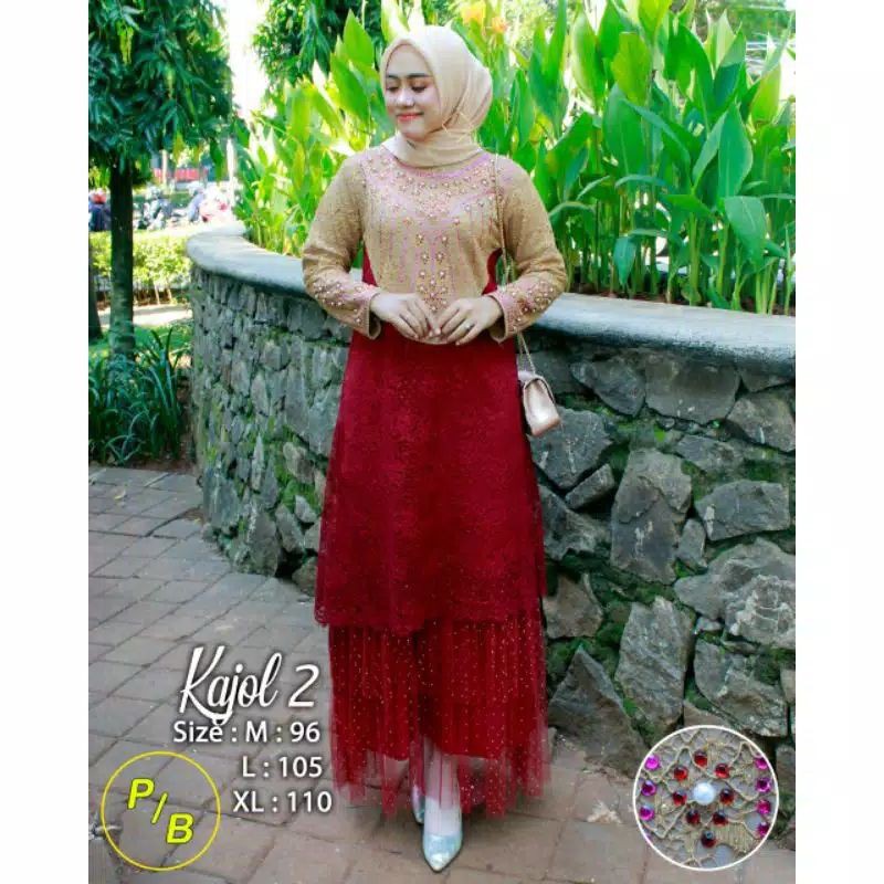 REAL PICT GAMIS KAJOL/GAMIS PESTA MEWAH/GAMIS MODERN MEWAH/BY PB