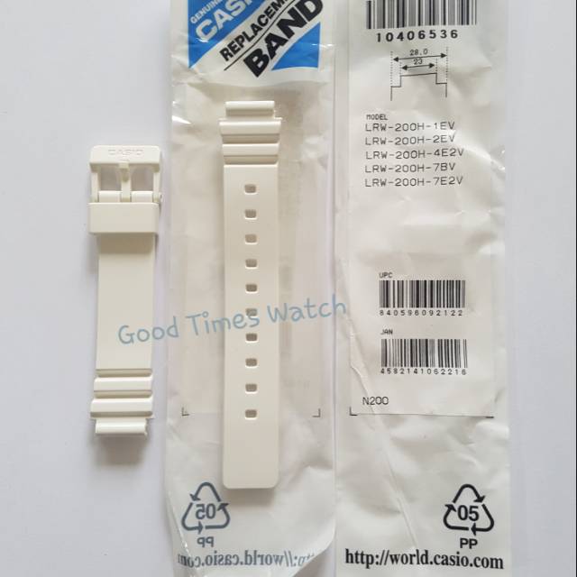 STRAP CASIO LRW-200H-7 LRW 200H LRW 200 Casio Original
