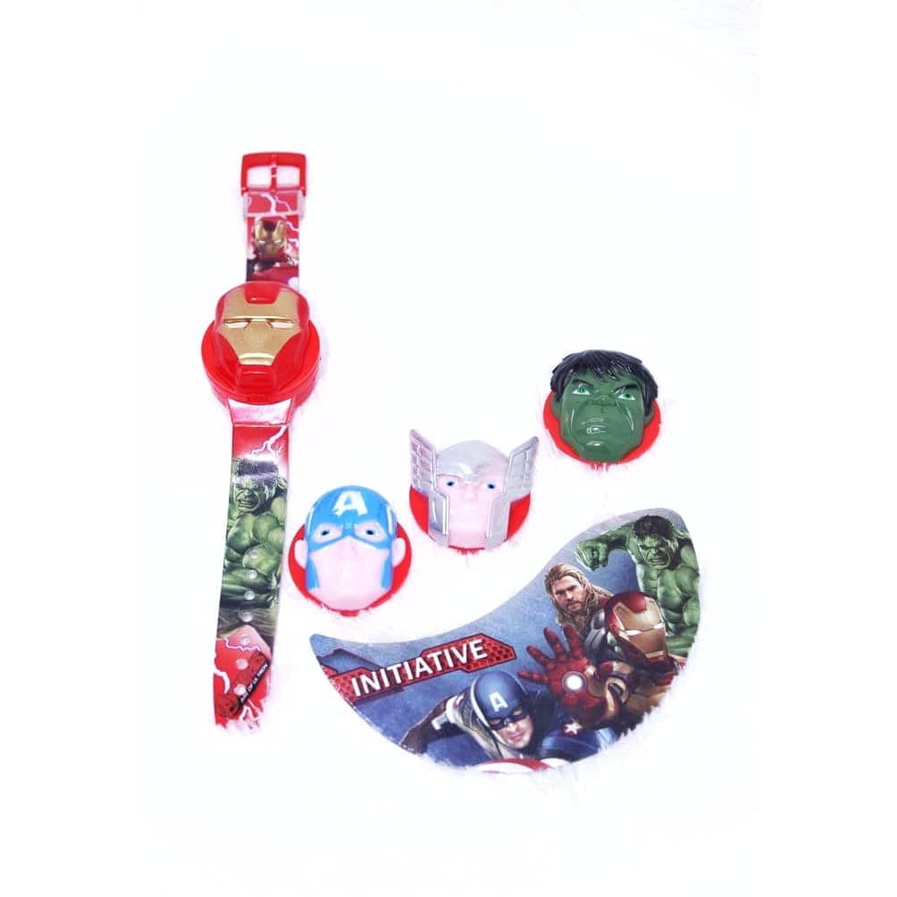 Best Promo! JAM TANGAN ANAK LAKI AVENGERS KEPALA DIGITAL Sale!