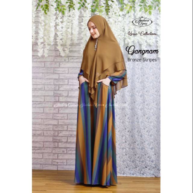 Gangnam bronze stripes by jawhara syari