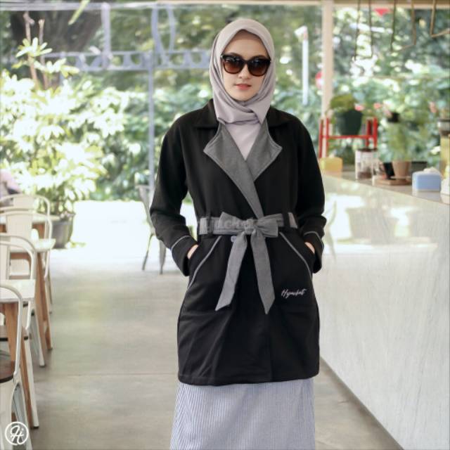 Jaket Hijaber Muslimah Hijacket Elnara-8