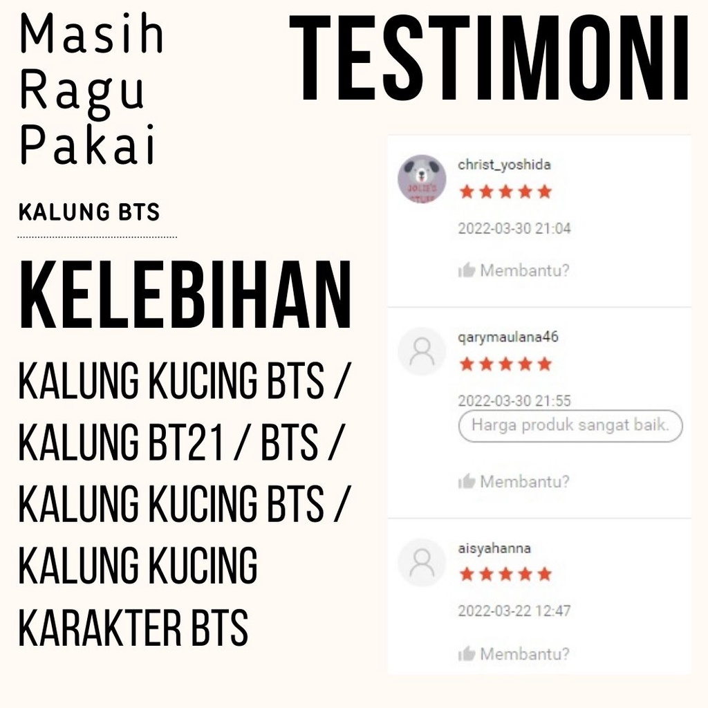 Kalung Kucing Lucu BTS /Kalung Lonceng Karakter/ Kalung Murah/Kalung Kucing Lucu / Kalung Kucing Lonceng Karakter FEZONE
