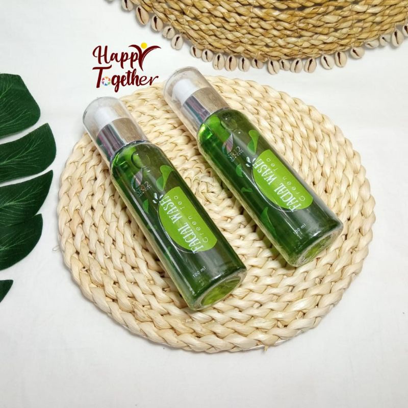 FACIAL WASH GREENTEA SR12 / FW GREEN TEA / SABUN WAJAH UNTUK KULIT BERMINYAK BERJERAWAT ATAU KOMBINA
