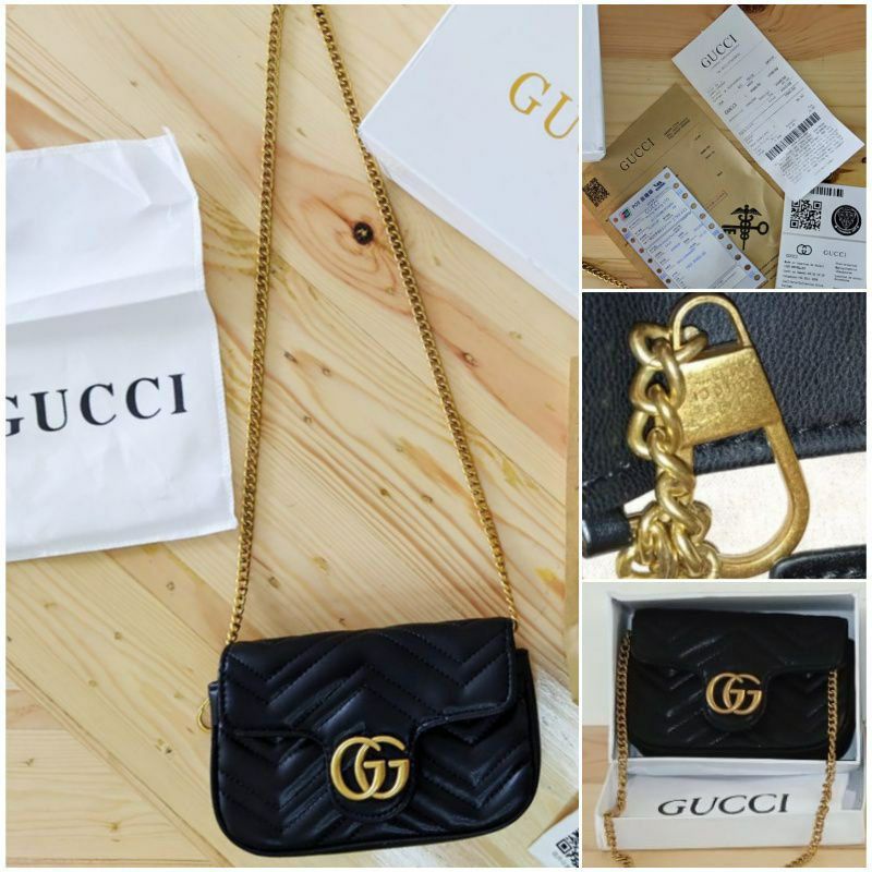 RESTOCKKK SLING BAG GC MARMONT MATELASSE MINI INCLUDE BOX & INVOICE