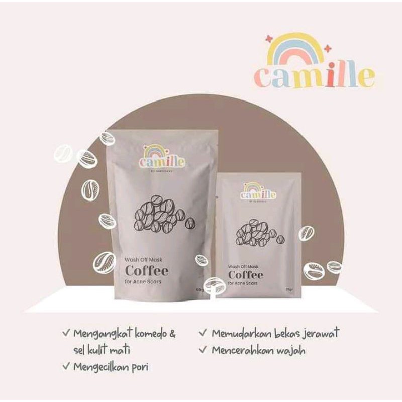 [BPOM] ORIGINAL CAMILLE BEAUTYMASK | MASKER DAISY ORGANIC MASKER WAJAH ORGANIK READYSTOK-CAMILLE Coffe