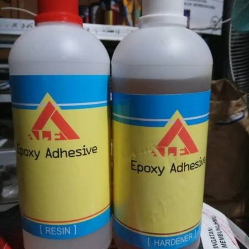 LEM EPOXY ALFA KEMASAN 1LITER 1SET/2BOTOL