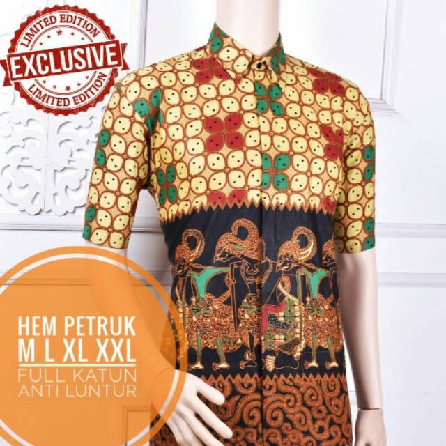 Hem petruk grosir batik murah batik klasik kekinian