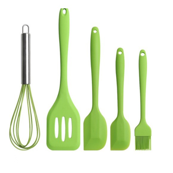 CUCI GUDANG peralatan masak sutil spatula set 5pcs - YOYOSOO