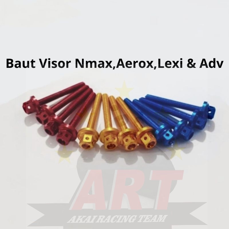 Baut Visor Baut Winshield Probolt Nmax,Aerox,Lexi,Adv Full Cnc Best Kualitas