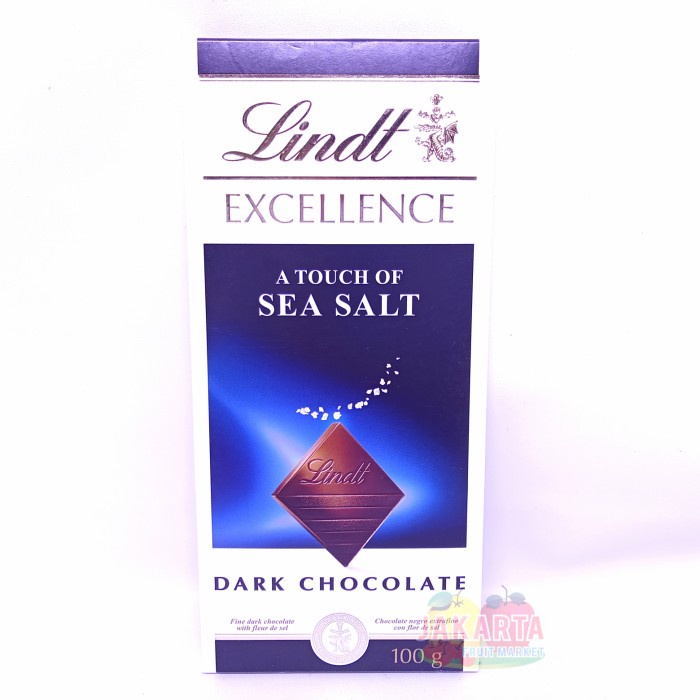 

(COKELAT) LINDT EXCEL SEA SALT 100G