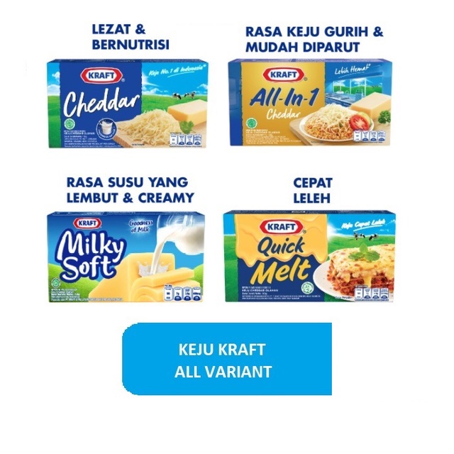 

Keju Kraft Balok All Variant-Keju Balok Kraft Cheedar