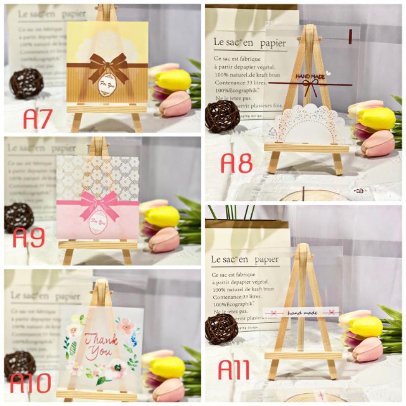 Plastik cookies 10x10 cocok buat isi permen/ cookies/ PIA/KUE GABIN isi 100pcs