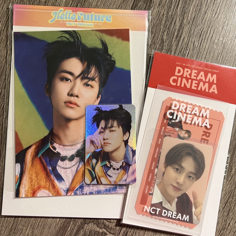 jaemin holo hello future ar ticket dream cinema photocard nct hologram
