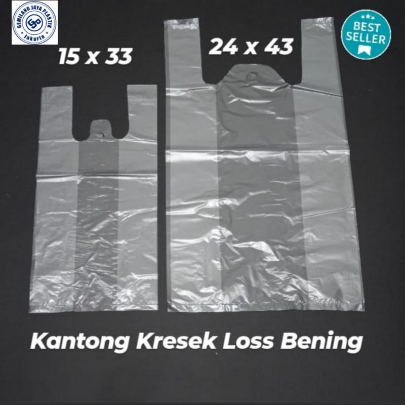 Kantong Kresek HD LOS Bening / Kantong Plastik Kiloan