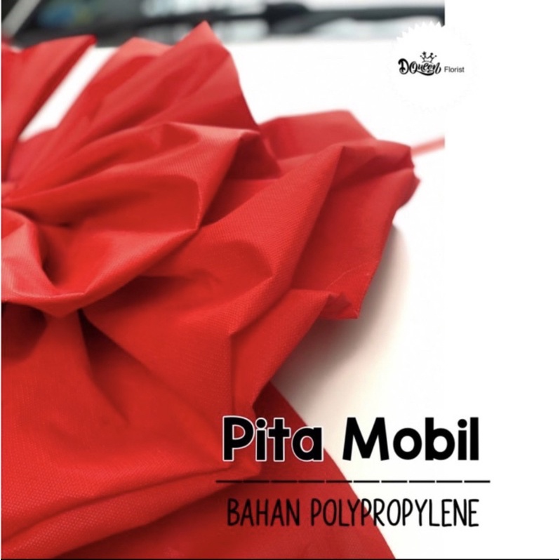 Pita Mobil bahan Polypropelene  aksesoris pengantin hadiah kendaraan