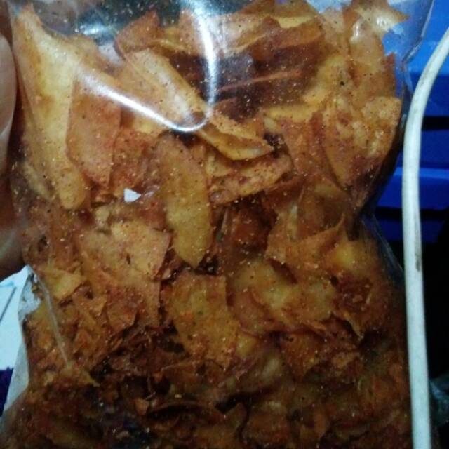 

Keripik singkong pedas o'chies