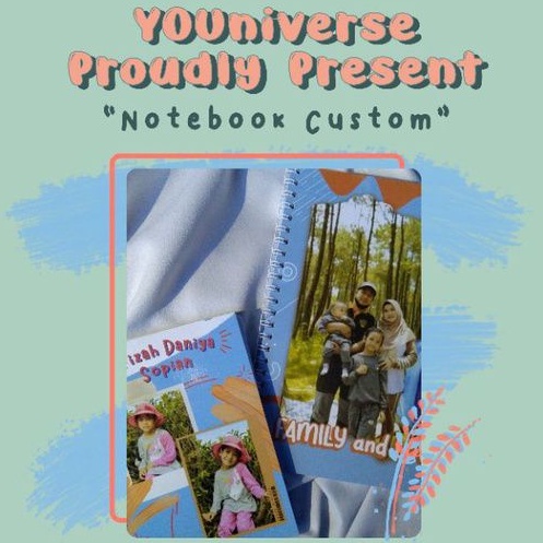 

Notebook Spiral Custom / buku catatan / soft cover / 50 lembar HVS /FREE DESIGN