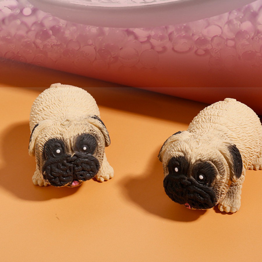 Mainan Anak Animal Squishy Dekompresi Dog Anjing Hewan Lucu Tiktok PUG.