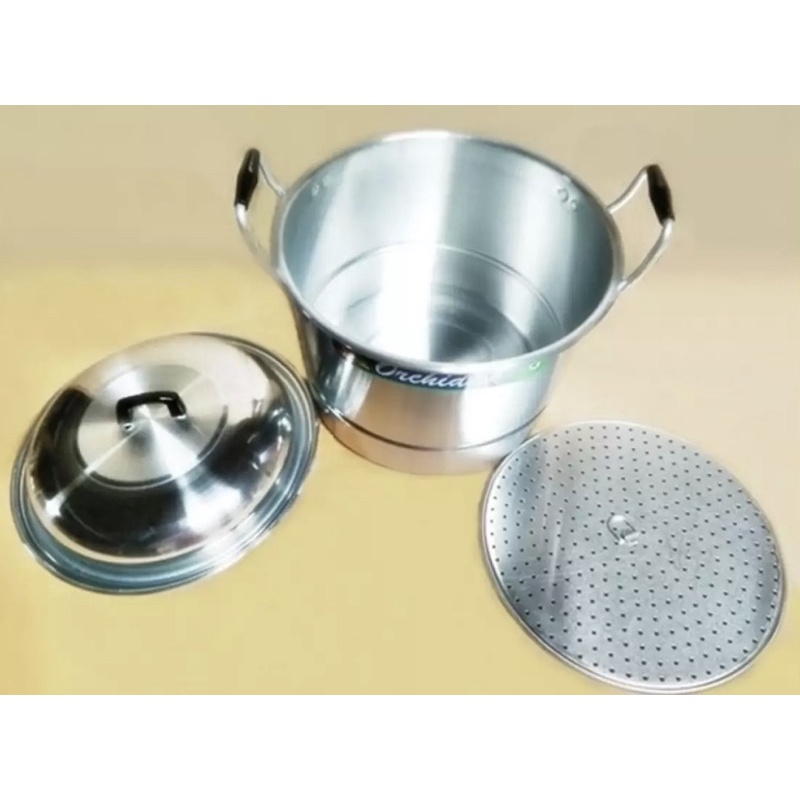 Dandang Nasi - Langseng Nasi 20 Cm Orchid / Panci Kukus / Panci Serbaguna