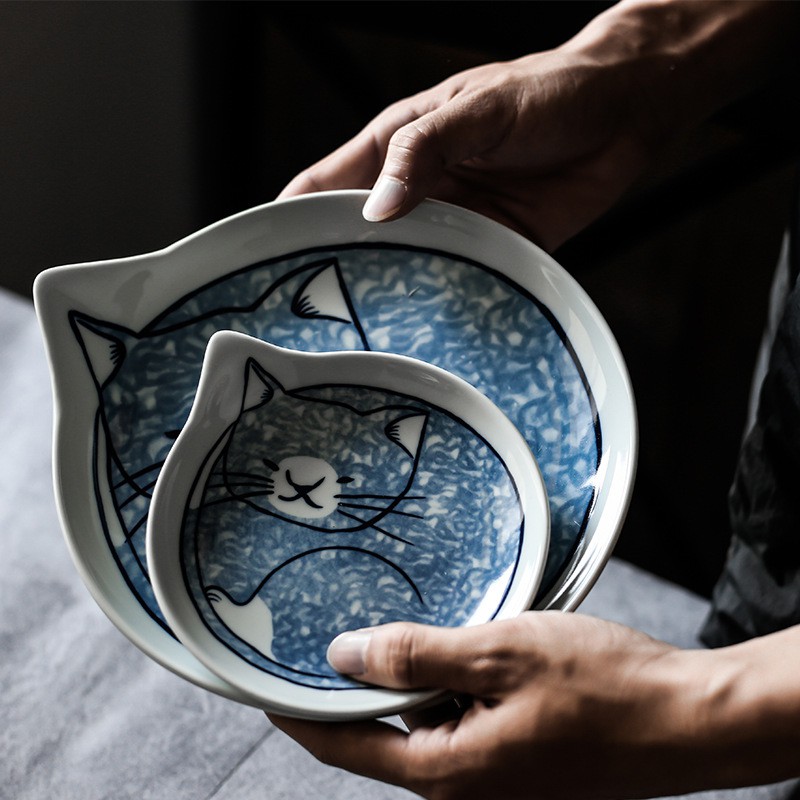 Jual NEKO Japanese Ceramic Tableware Plate Piring Keramik Motif