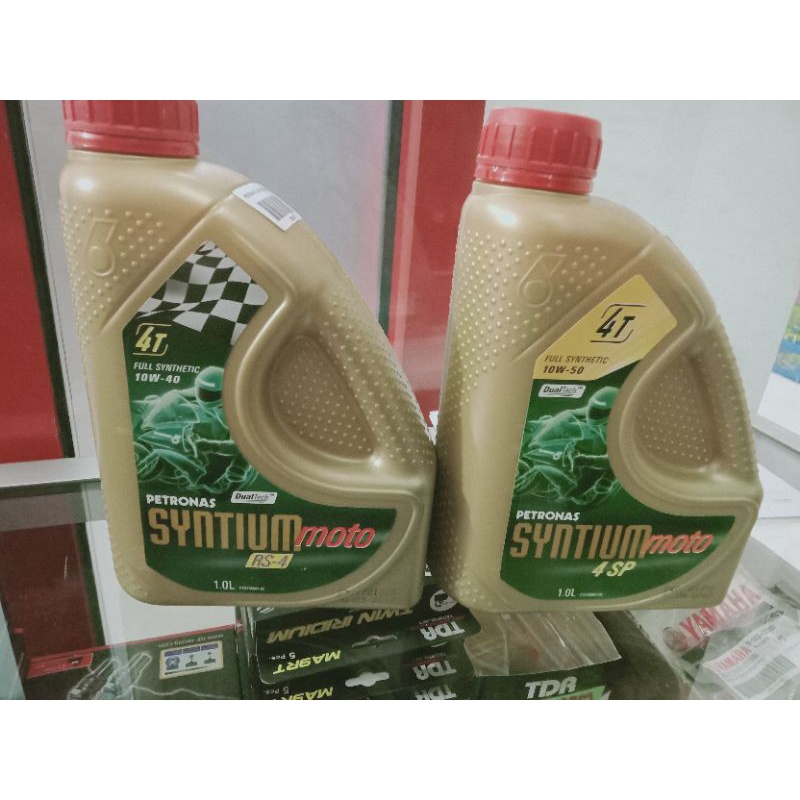 OLI PETRONAS SYNTIUM RS-4 10W-40 & 4SP 10W-50