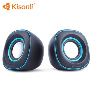 KISONLI - Speaker 2.0 Laptop / Komputer V350-BIRU