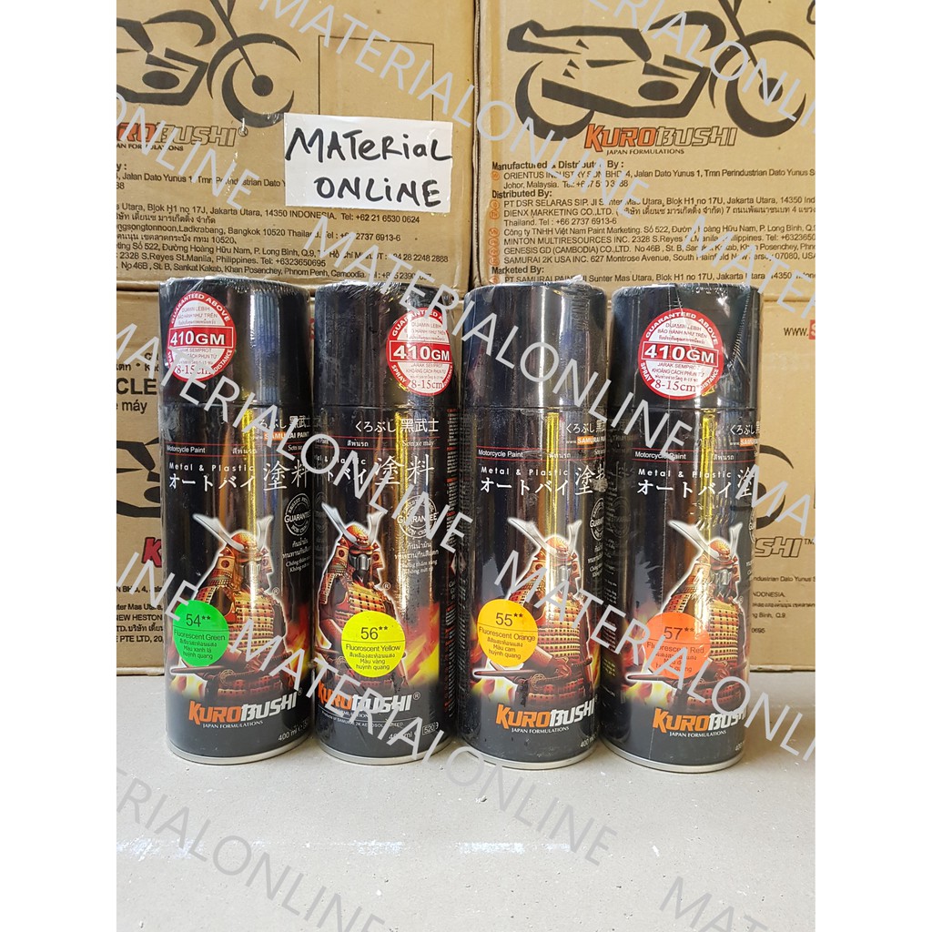 

Pylox Samurai Paint Pilox Stabilo Bintang 2 ** Green Yellow Red Orange