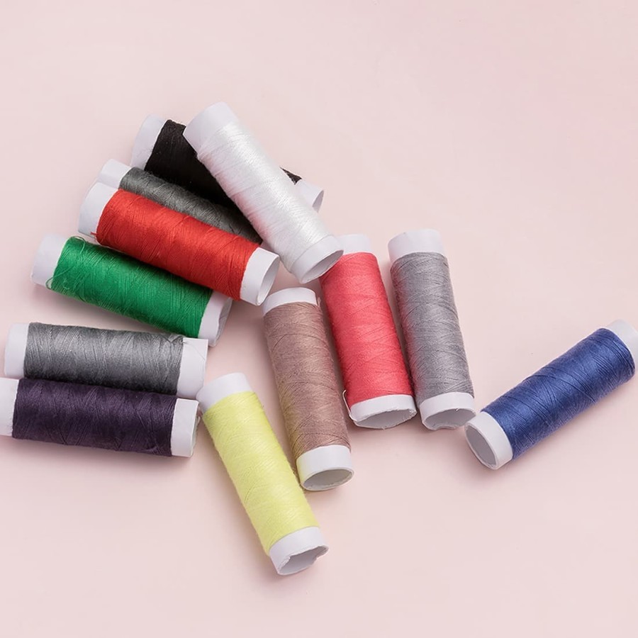MINISO Set Alat Jahit Sewing Box Jahit 10 benang Alat Jahit Box Kotak