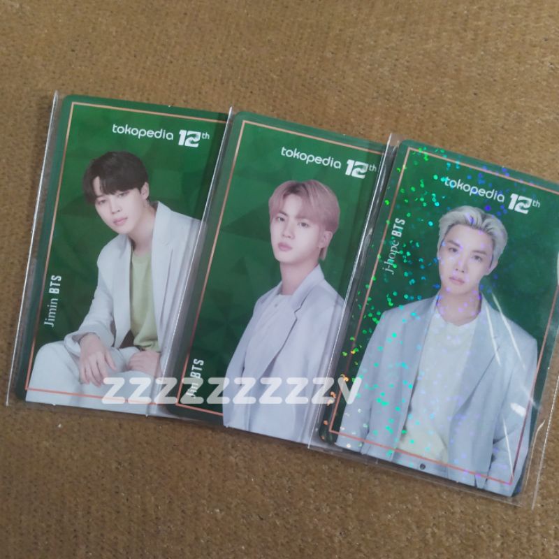 PC BTS toko hijau versi 1 JIN JHOPE JIMIN