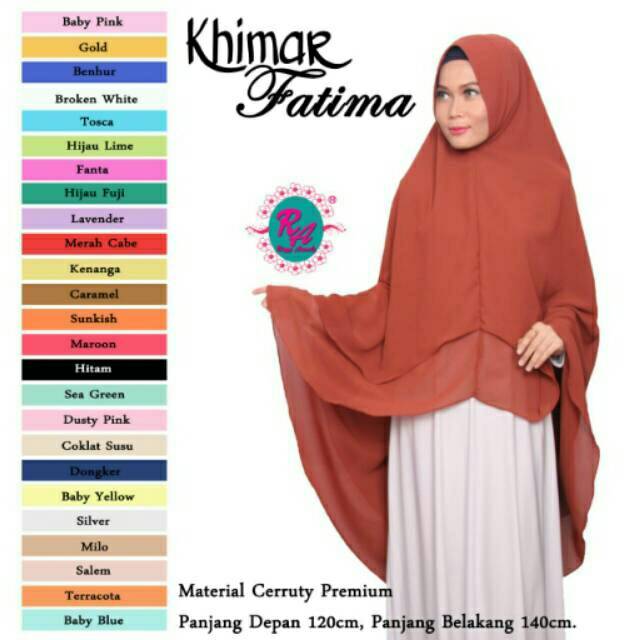 Khimar FATIMA ori Rizky Ananda