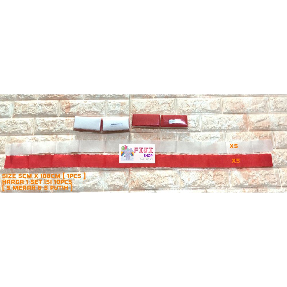 

Dijual Kertas Krep Merah Putih - Pita Dekorasi Dirgahayu - HUT RI Limited