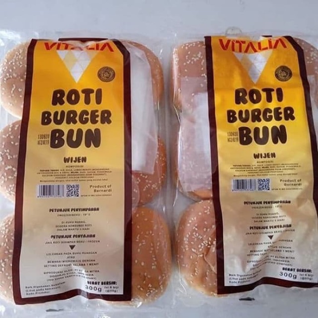 

ROTI BUN BURGER WIJEN VITALIA isi 6 pcs