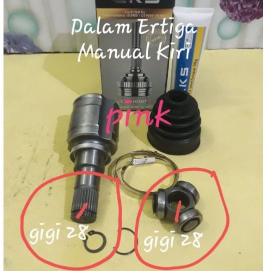 Jual Cv Joint Dalam As Roda Depan Dalam As Kopel Suzuki Ertiga Manual Kiri Shopee Indonesia