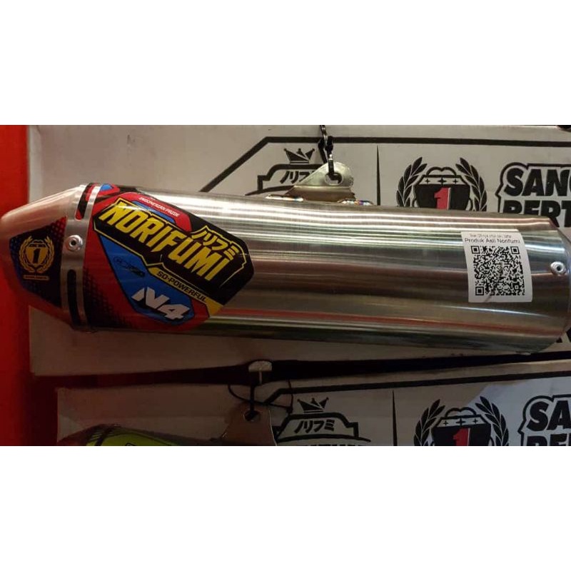 Knalpot Norifumi N4 ORIGINAL stainless CRF 150 / KLX 150