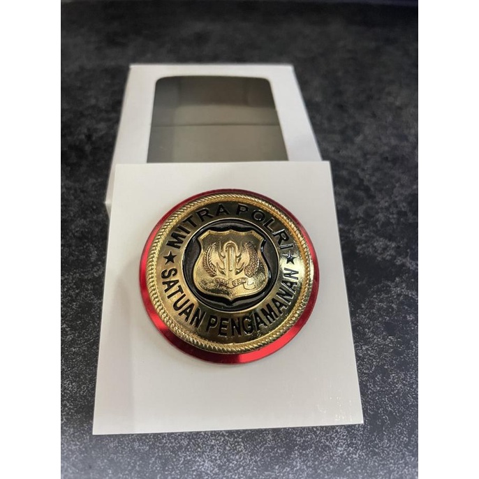 Pin Mitra Polri Satpam - Pin Satpampol - Pin Mitra Polri Satpam Mika BAGUS