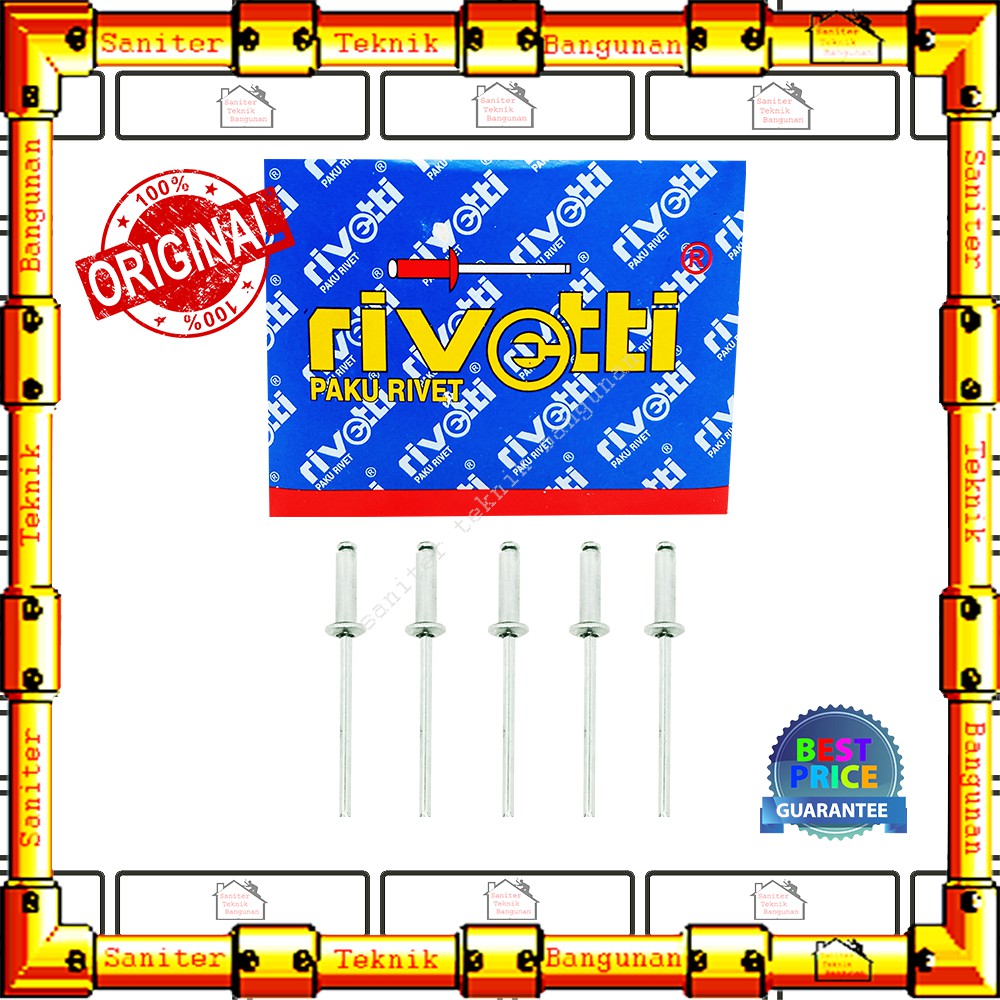 Paku Rivet 440 Rivetti 1000 Pcs