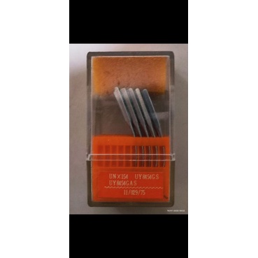 Jarum Mesin Neci Bengkok UNX154 Merk ORANGE NEEDLES