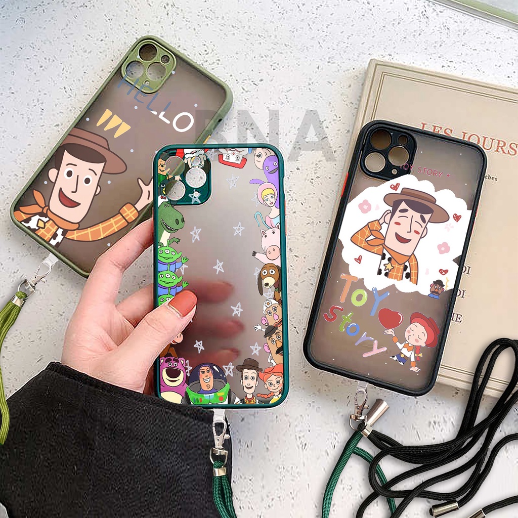 MY CHOICE BLACK DOVE TALI LANYARD NAGITA CASING TOY STORY CASE REALME C25 C21 C12 C21Y C2 REALME 7 R