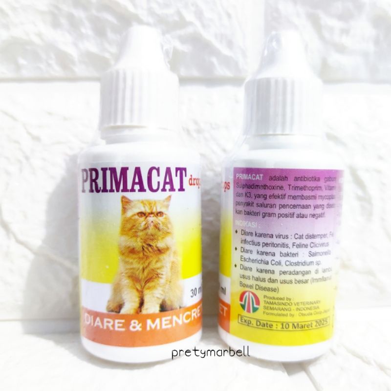 Primacat Drop Obat Diare dan Mencret Kucing 30ml