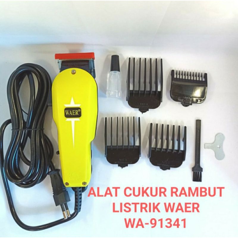 Alat Cukur Rambut Listrik Salon Profesional Waer WA-91341 / Hair Clipper Waer WA 91341