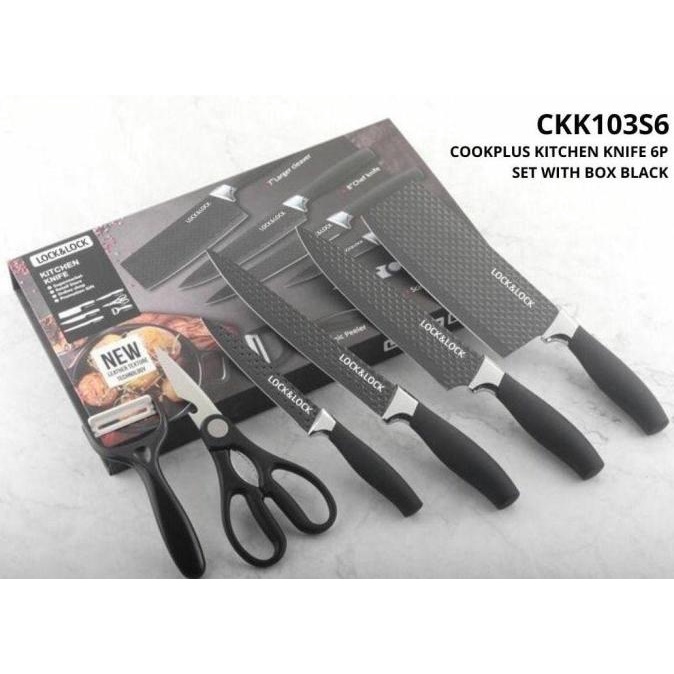 PISAU SET LOCK N LOCK ISI 6 PREMIUM NEW SERIES ORIGINAL