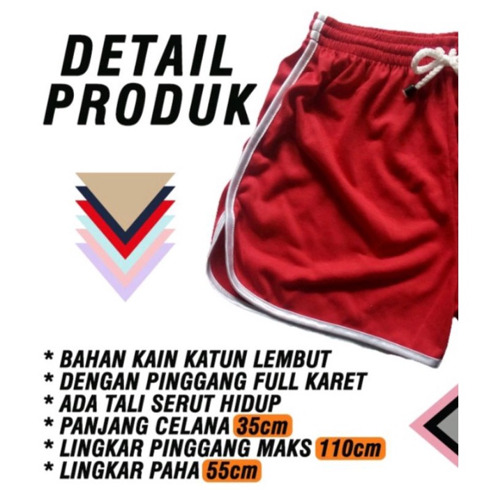 CELANA PENDEK WANITA SANTAI CELANA HOT PANTS MUNIKO  MATT KATUN CREEP