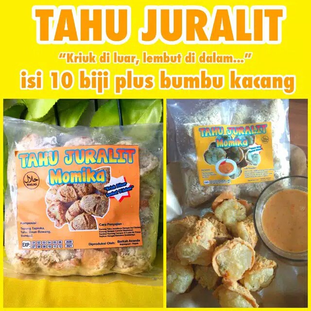 

Tahu juralit isi 10 pcs