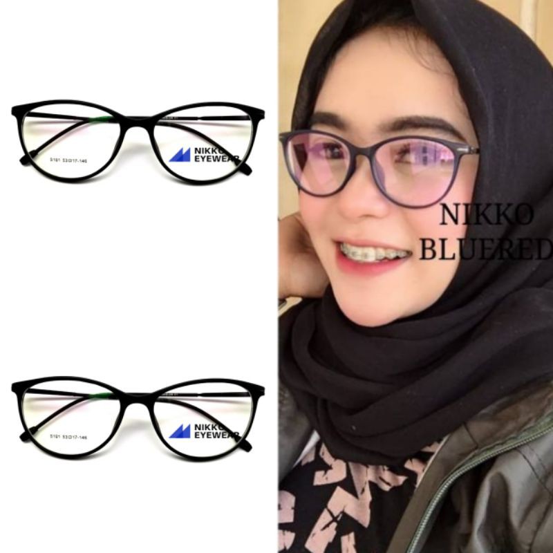 Frame Kacamata S101, Gratis Lensa minus,Kacamata Antiradiasi, Kacamata korea , Kacamata baca