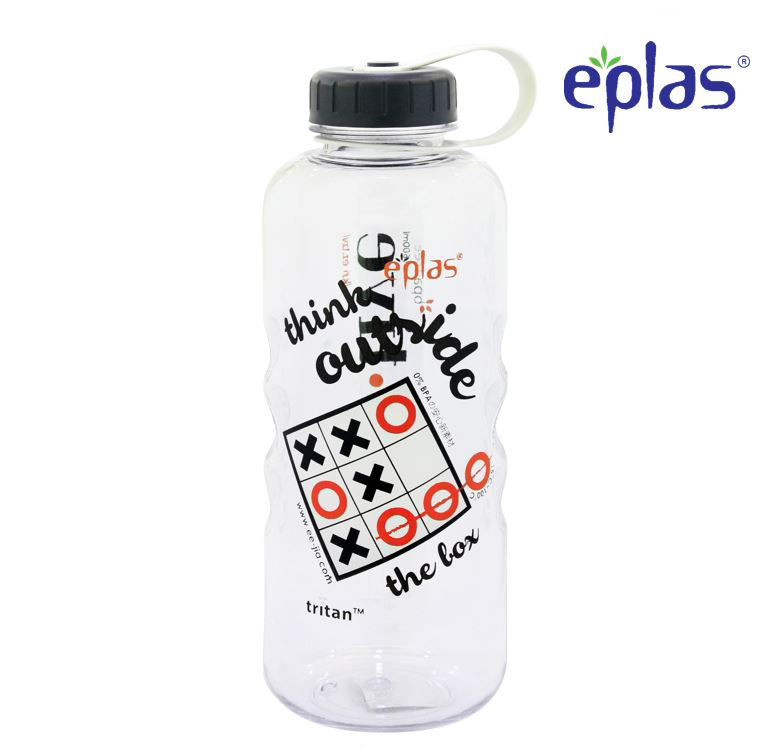 EPLAS Water Bottle With Handle (1600ml), Water Tumbler, Botol Air, BPA Free, Tritan